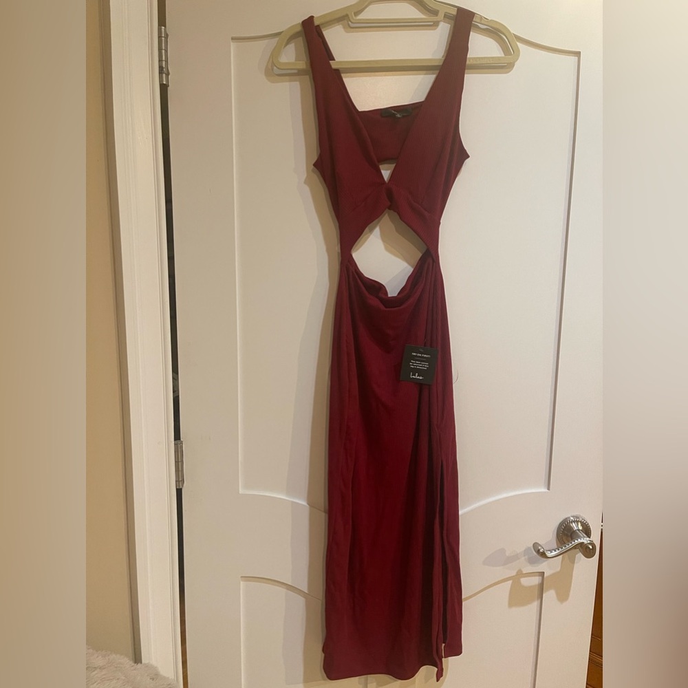 Woman’s cutout dress